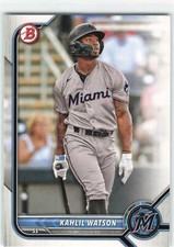 Khalil Watson Baseball Cards - Parallels, Base, Chrome - You Choose!