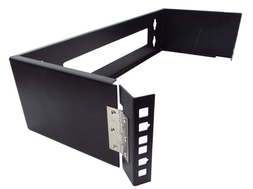 CNAweb 2U 19-Inch Hinged Wall Mount Bracket Network Equipment Rack - Picture 2 of 3