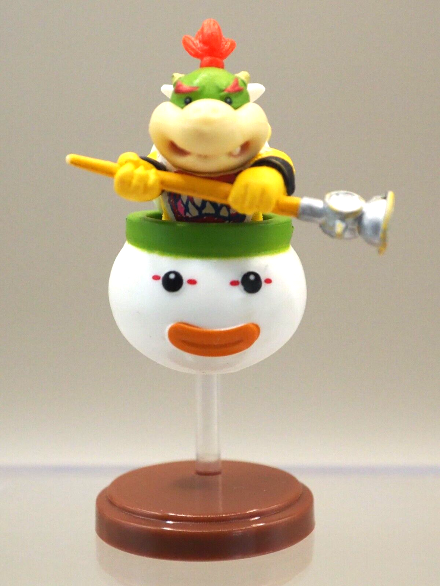 ※MARIO※　　　【超激レア 良品】ミルクボーイ　初期 90s　レザー Bowser Jr Super Mario Bros Mascot Mini Figure Nintendo Japan