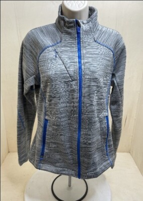 Women's North End Flux Mélange Bonded Athletic Fit Gray Hooded