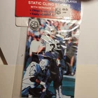 Bob Golic Signed Autograph static cling   sticker with  pennant  LA   Raiders