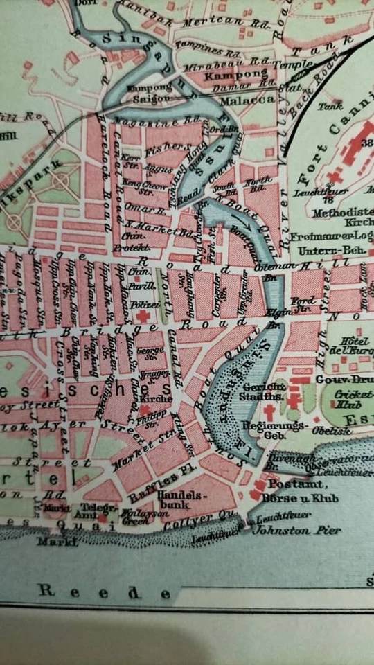 1912 Singapur Singapore City Map - Image 2 of 3