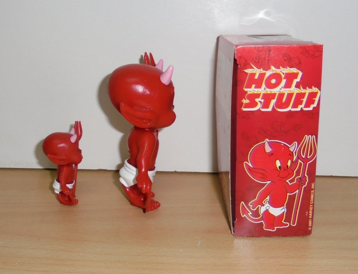 Complete Set 2 PVC Figures Hot Stuff Little Devil Brasinha MAIA