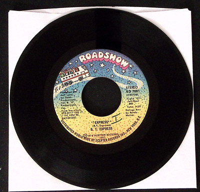 B.T. EXPRESS EXPRESS/EXPRESS DISCO MIX ROADSHOW RECORDS VINYL 45 VG 38-107
