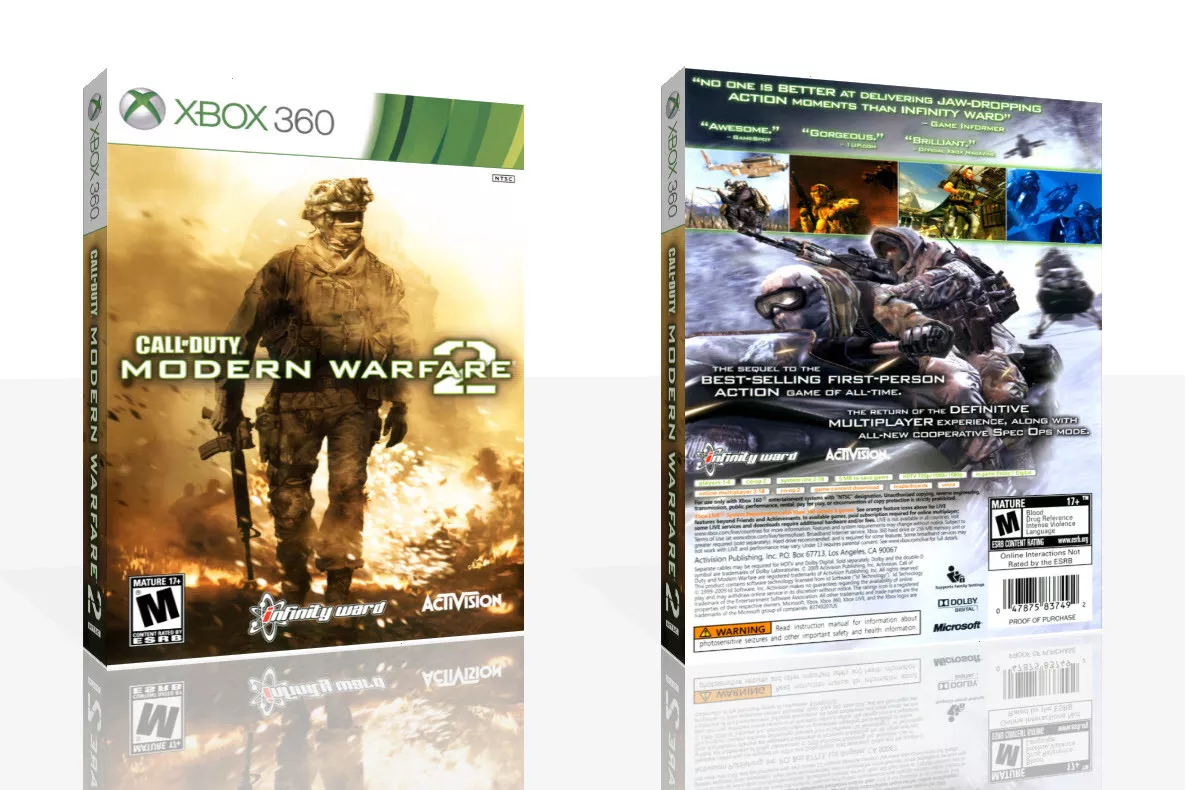 Call of Duty: Modern Warfare cover or packaging material - MobyGames