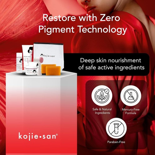 Kojie San Kojic Total Skin Lightening Set - Seife, Toner, Lotion, Creme & Pinsel - Bild 8 von 14
