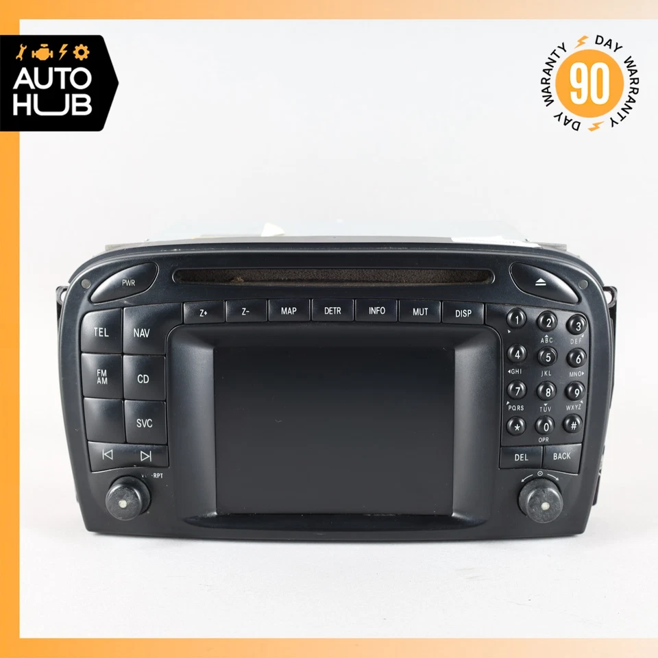 03-04 Mercedes R230 SL500 SL55 AMG Unidad principal Radio Comando Navegación OEM Foto 4 de 4