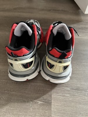 Balenciaga Track.2 Men's Multicolor Low Top Sneakers Black Red