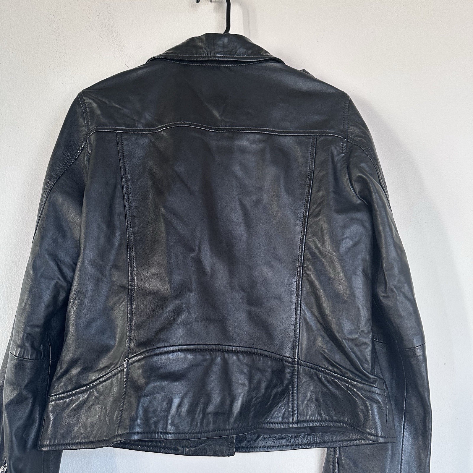 Dutch Elements Leather Jacket Black Motorcycle St… - image 10