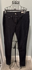 NEW NWOT Rag  Bone Jeans Black Plush Legging Cotton Blend Size 28 Women  s