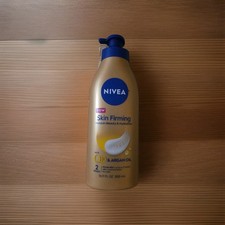 NIVEA Skin Firming Melanin Beauty and Hydration Body Lotion with Q10 and Argan