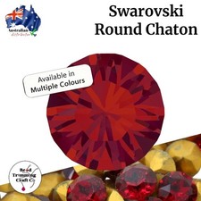 Swarovski 1200 - Chaton Stone - SS40 - Siam F - 72pcs - SPECIAL - Vintage