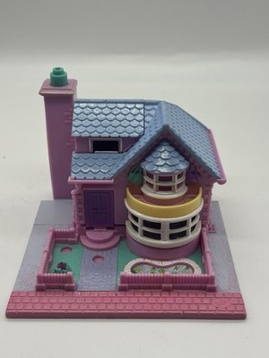 Vintage 1993 Bluebird Toys Pollyville Light-up Bay Window House Building Only