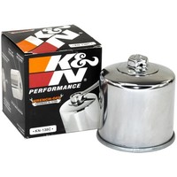 ÖLfilter Motor ÖL Filter K&N Chrom KN-138C FüR Kymco MXU Suzuki LT-A LT-F LTA LT