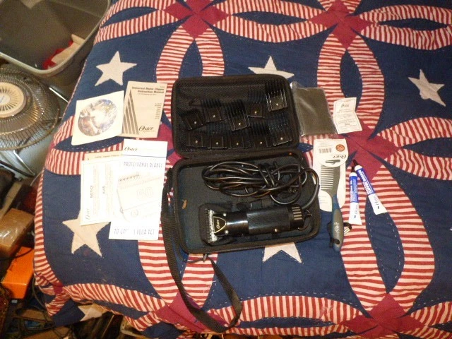NICE OSTER COMMERCIAL QUALITY PET CLIPPER GROOMING SET