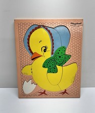 Vintage 9.5"x11.5" PLAYskool 330-28 CHICK 10pc Puzzle