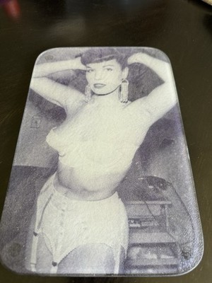 Pinup Girl Cutting Board, Unique,rare ,different