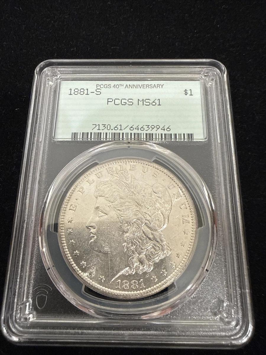 MS 61 Graded 1881 Year Morgan US Dollars (1878-1921) for sale | eBay