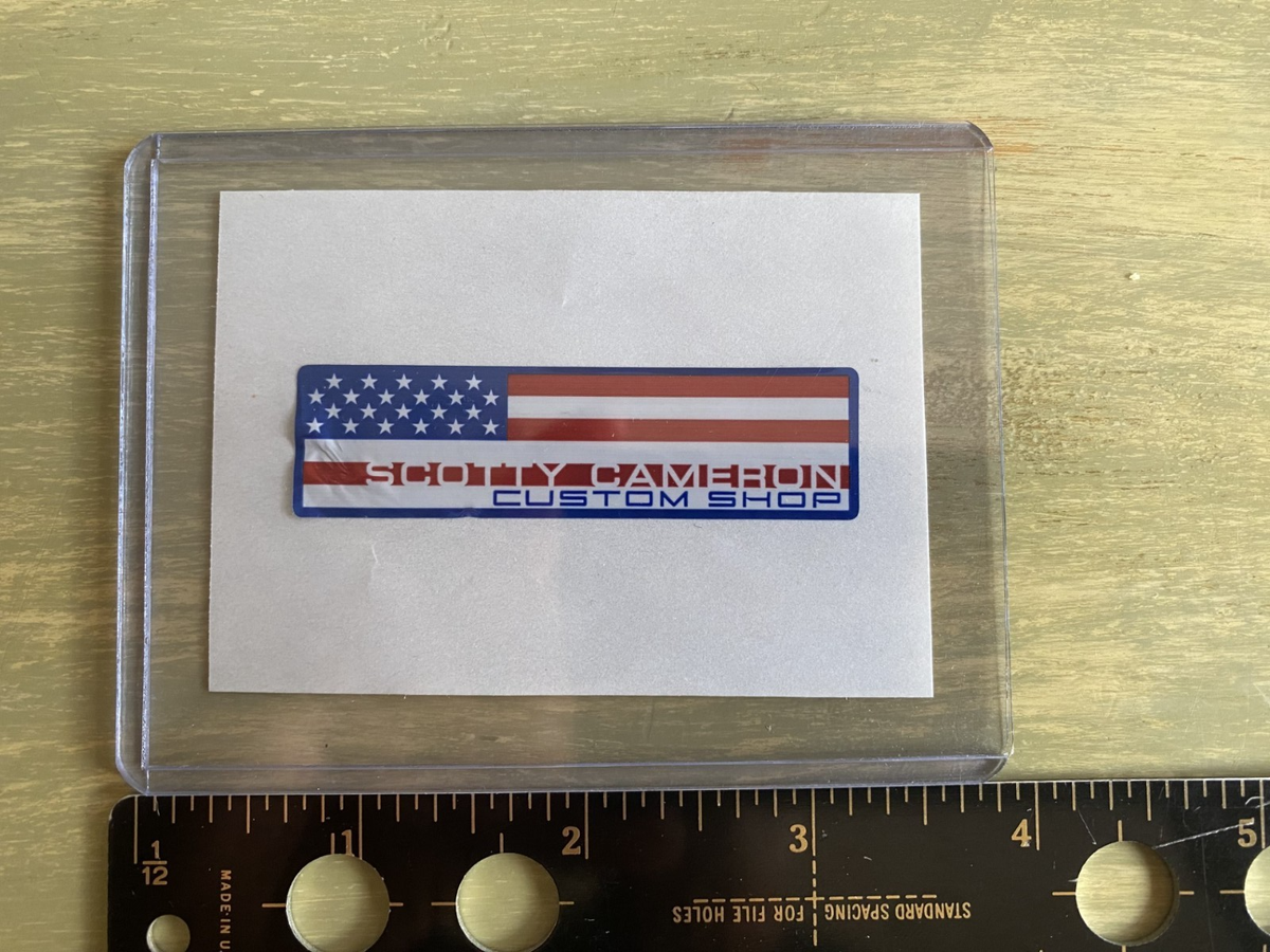 NEW RARE! Scotty Cameron Sticker Custom Shop USA AMERICAN FLAG