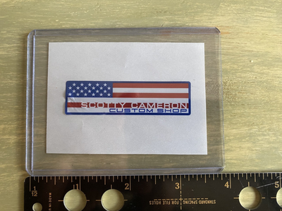 Autocollant Scotty Cameron – Drapeau USA – Sticker Golf – Rare