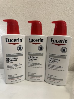 Eucerin Original Healing Body Lotion Fragrance-Free, 16.9 oz Pack Of 3