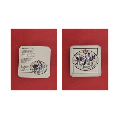Maisel Bayreuth Das Light auf seine schönste Weisse Brauerei Bierdeckel Beermat
