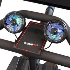 Dual Bike Fans with Phone Tray for Peloton Bike - All-Metal Phone Holder - No...