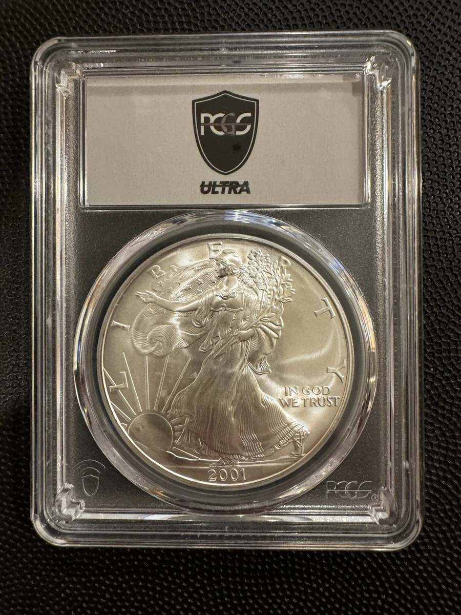 K*様 2001年 アメリカンシルバーイーグル MS69 鑑定済み American Eagle MS 69 Graded 2001 Silver Bullion Coins for sale | eBay