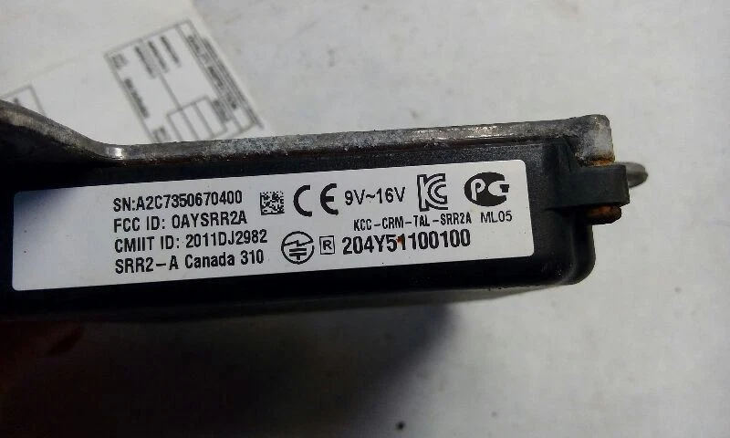 2014 Mazda 3 шасси ECM водитель помощь слепые зоны оповещения модуль - Изображение 3 из 4