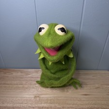Vintage 1978 Fisher Price Jim Henson Muppets OG Kermit The Frog Hand Puppet 860