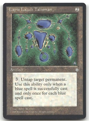 Lapis Lazuli Talisman (MP) Ice Age ICE Magic MTG