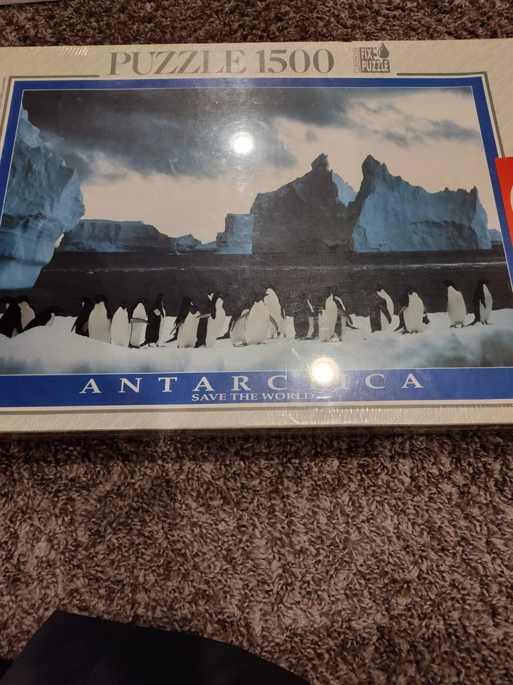 EDUCA "Antarctica Save The World" 1500 pc Puzzle 23"x33" Penguins NOS New Sealed - Image 3 of 4