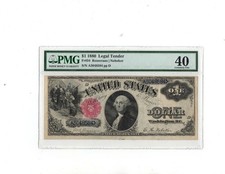 1880 $1 Legal Tender Note .Fr-34 PMG-40