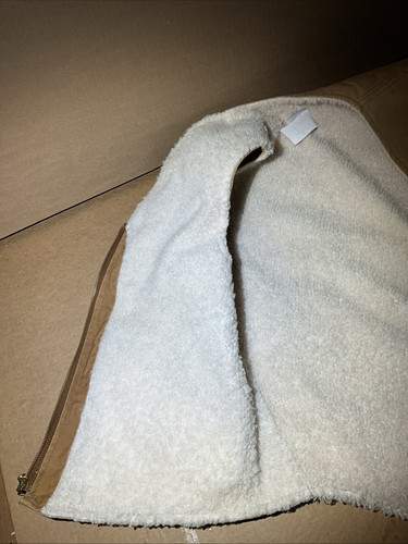 Vintage Carhartt Duck Sherpa Lined Zip Vest Made In USA Size Is A Guess XL? Read - Picture 18 of 24