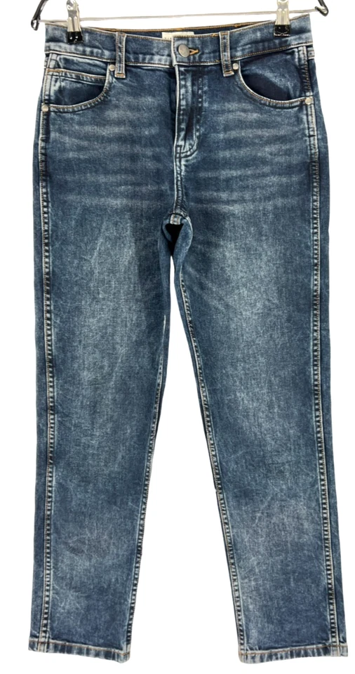 Wrangler Fille Jeans Droits Greensboro Stretch Taille 12-13 Ans Bleu - Photo 1/4