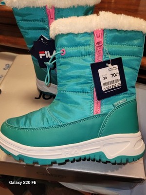 mädchen boots winterstiefel fila gr. 32 neu mit Etikette grün