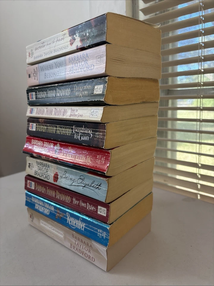 Lot of 10 Barbara Taylor Bradford - Mass Paperback Books - Free Shipping - Image 2 of 4