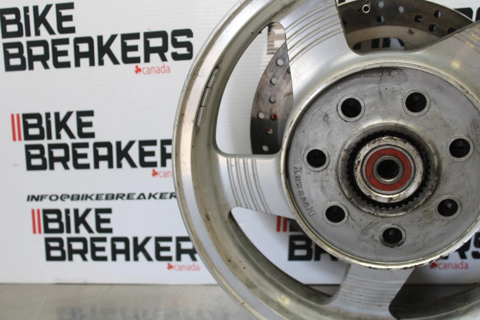 03-08 KAWASAKI VULCAN 1600 RUEDA TRASERA LLANTA TRASERA Y ROTOR BB196 Foto 4 de 4