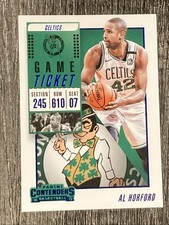 2018-19 Panini Contenders Season Ticket #62 Al Horford Celtics Blue Ssp /49