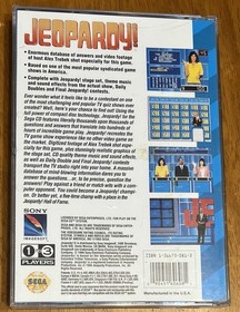 JEOPARDY! SEGA CD Game in Case with Manual