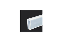 Silicone U Channel Edge Trim - Clear Rubber Molding 1/16" Slot Flexible