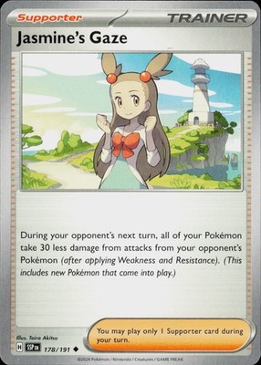 Jasmine's Gaze SSP SV08: Surging Sparks #178/191 Uncommon NM