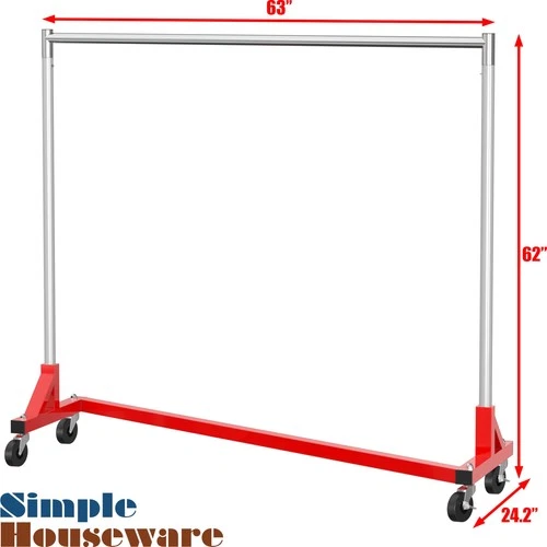SimpleHouseware Z Base Garment Rack - Thumbnail 5