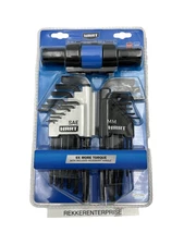HART 22-PC Ball End Hex Key Set & Handle SAE MM - Brand New NIB