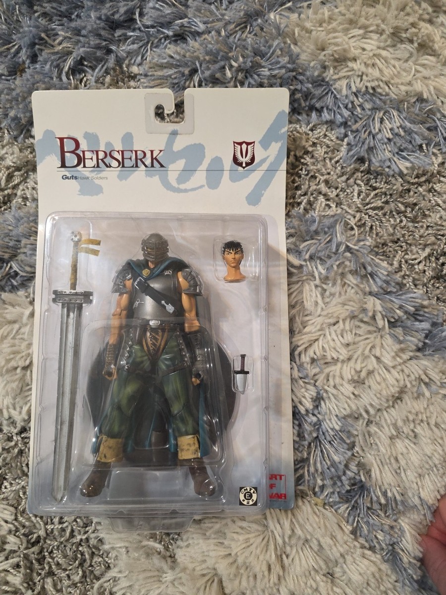 457 BERSERK Guts HAWK SOLDIERS フィギュア Guts Hawk Soldier Berserk Art Of War Figure Blue Cape Version