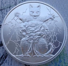 1 oz. CATACLYSMIC CAT Purrfectly Silver Series round .999 fine silver