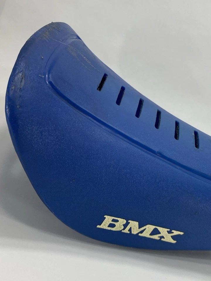 Vintage 80s Mongoose M1 Vented BMX Seat Californian Pro Class Cru Rad Blue 1980s - Image 3 of 4