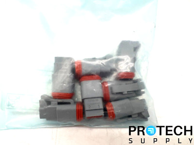 7/Pk Amphenol 2 Rectangular Connector 889-1012-ND with WARRANTY