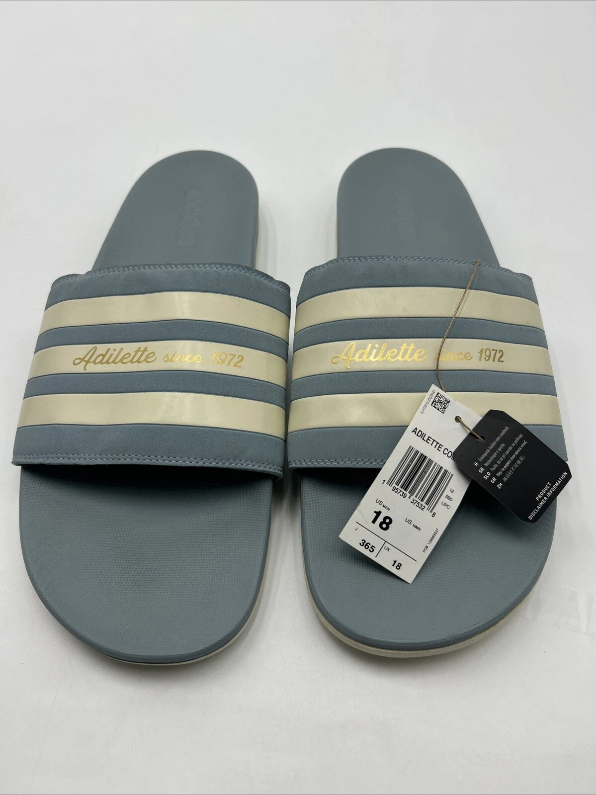 Adidas Unisex Adulto Adilette Comfort Slide Sandalo Taglia Uomo Taglia 18