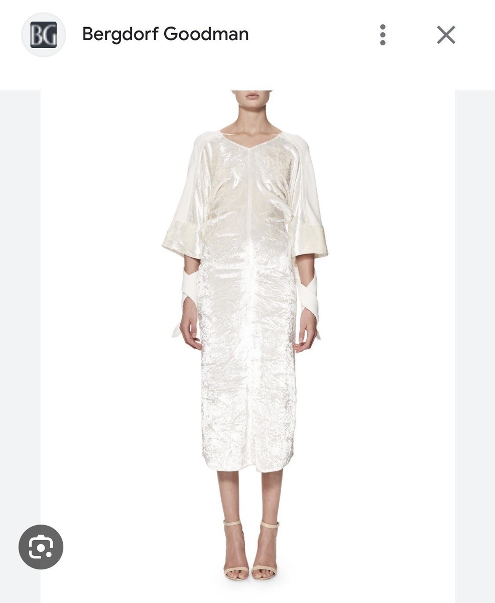 knee length dresses for ladies Gathered Waist Midi Dress - Frost